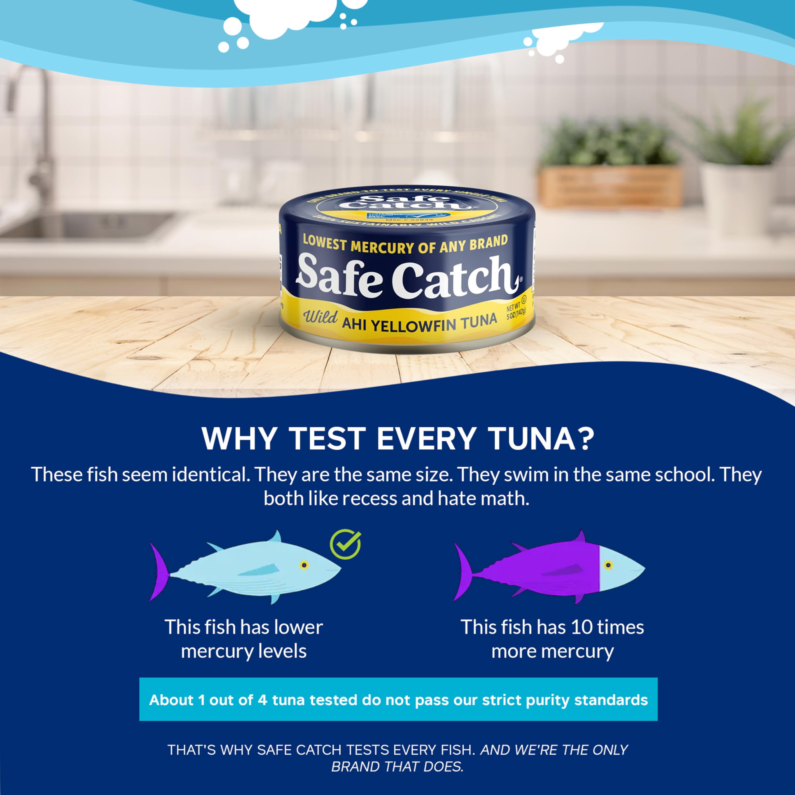 Safe Catch provides natural omega-3s in every serving.