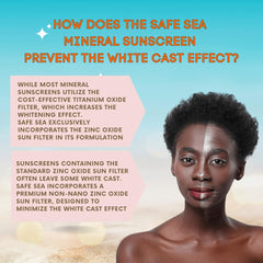 Close-up of SAFE SEA formula delivering a clear, streak-free finish