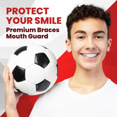 No-boil instant-fit lets youth athletes protect braces right out of the box.