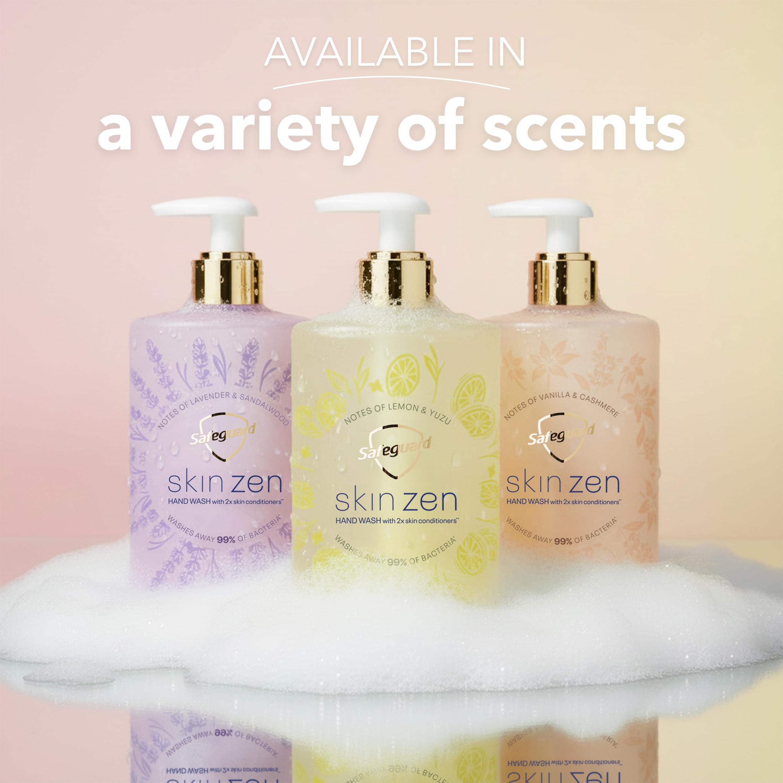 Safeguard Skin Zen family use scene at sink for everyday hand care