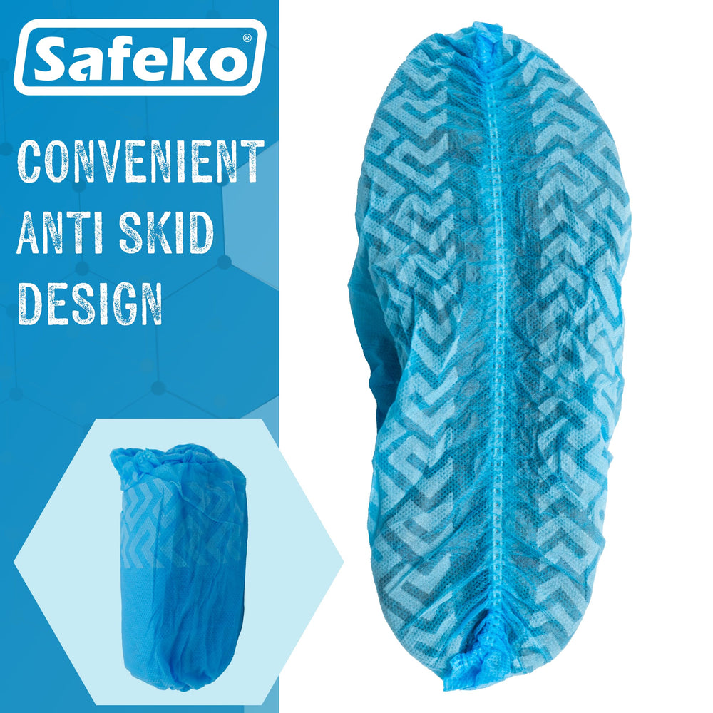 SAFEKO recyclable material symbol showing eco-friendly disposable covers