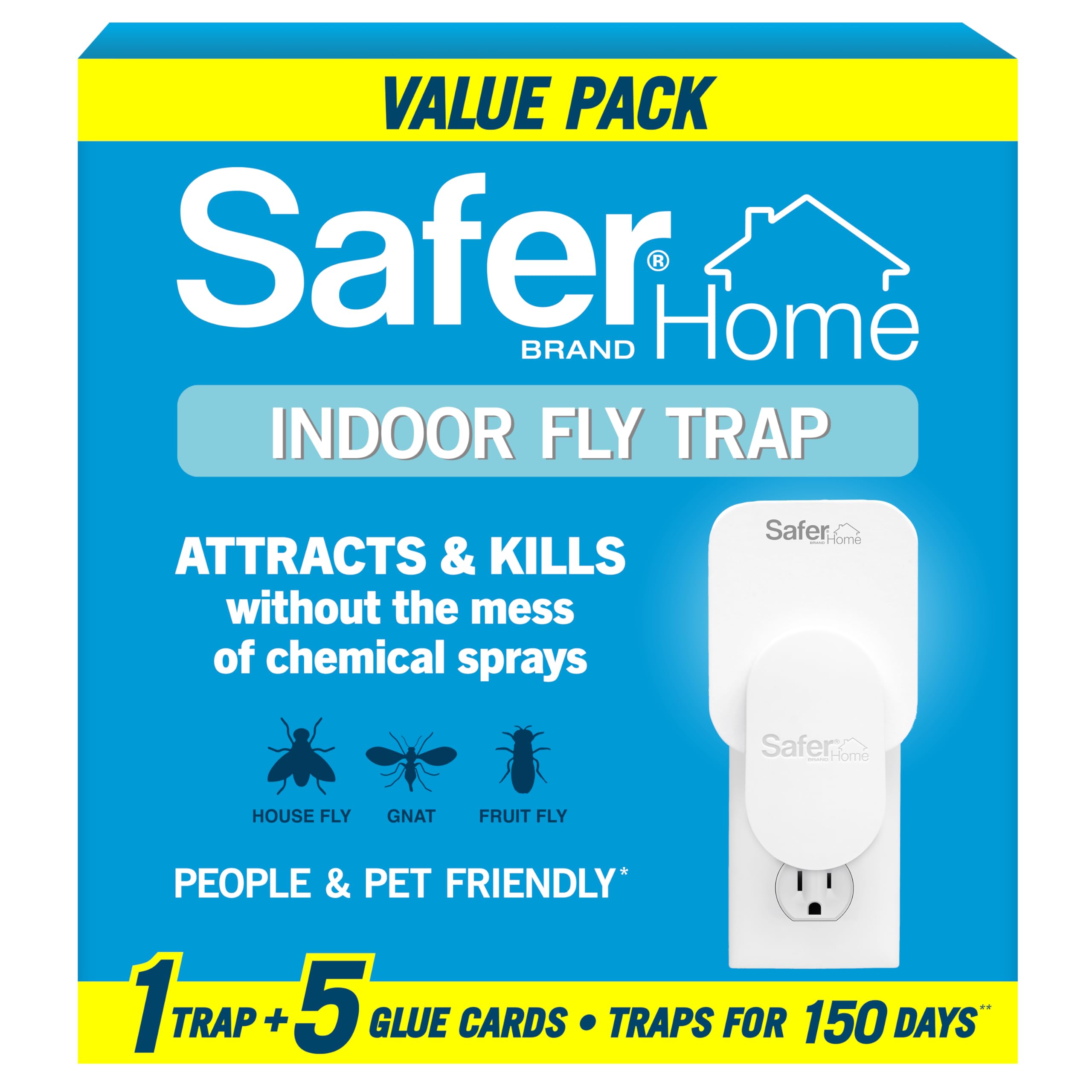 Safer SH502-1R5SR plug-in fly trap ready for indoor use to reduce pests