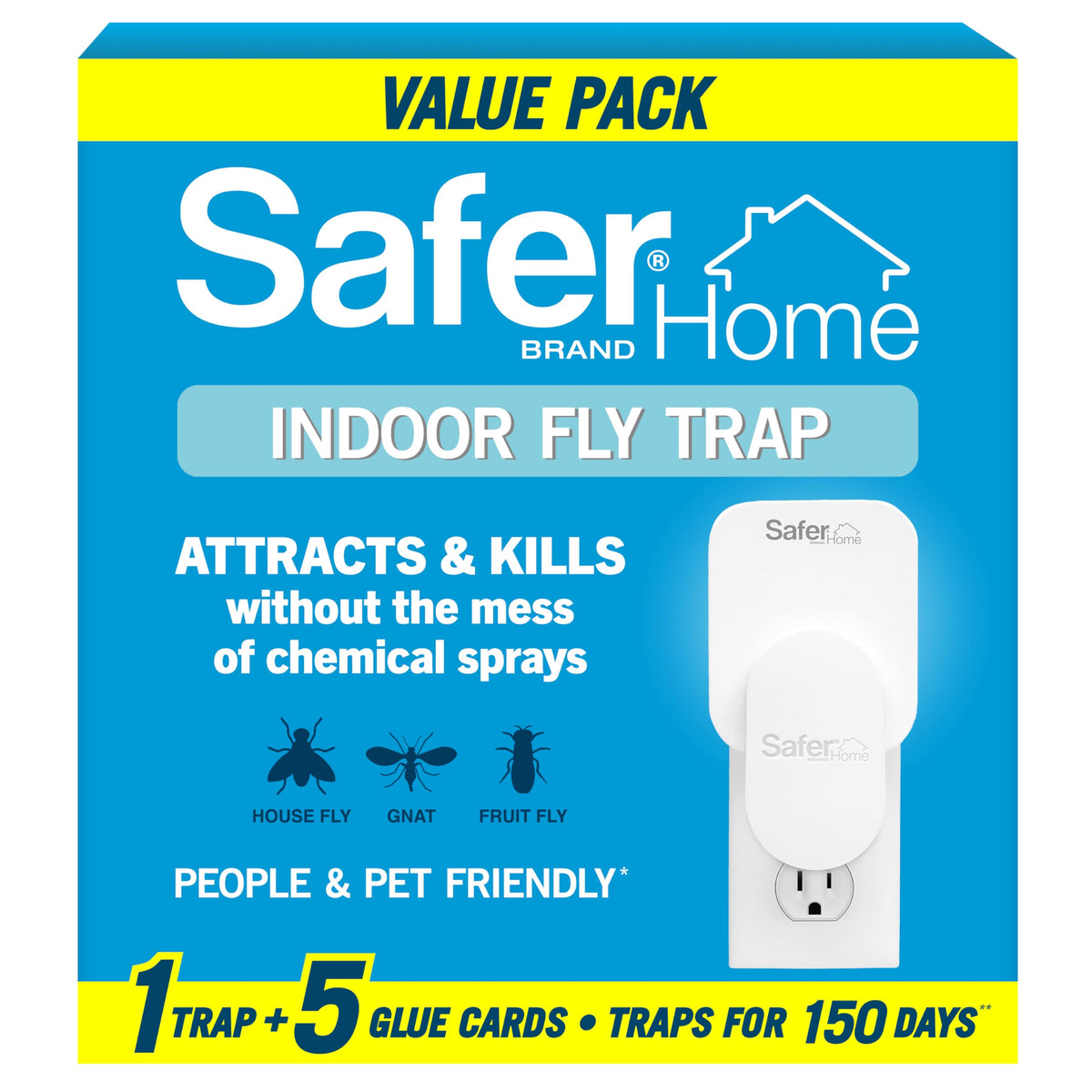 Safer SH502-1R5SR plug-in fly trap ready for indoor use to reduce pests