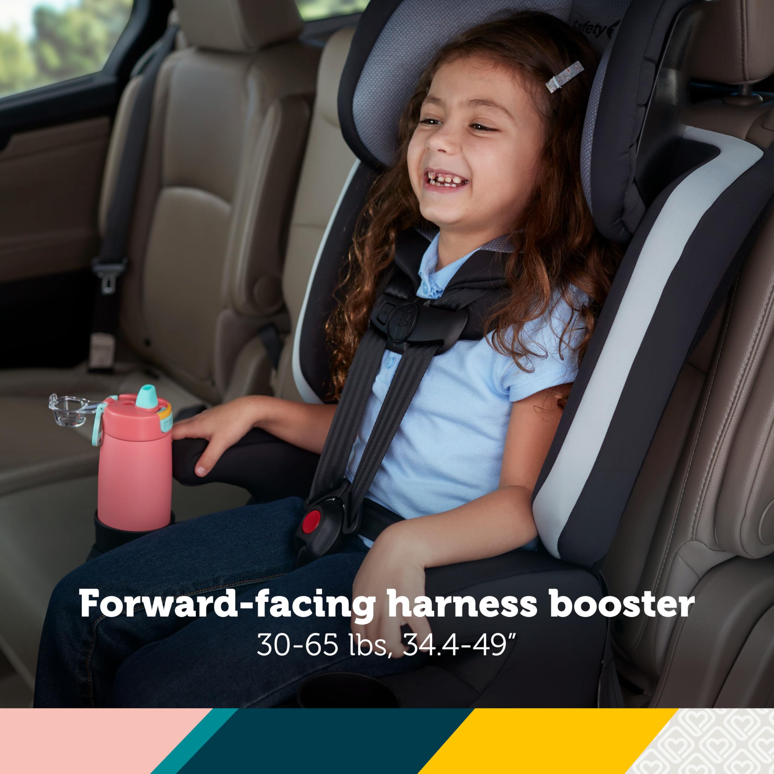 Safety 1st Boost-and-Go compact seat supports easy relocation between vehicles.