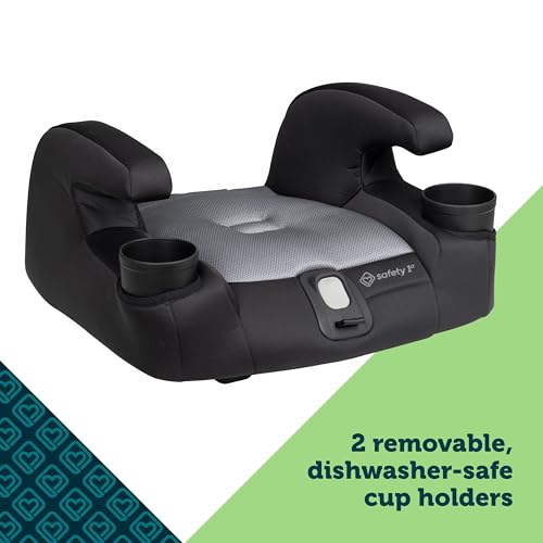 Safety 1st Boost-and-Go headrest in seven positions supports growing kids comfortably.