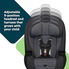 Safety 1st Ellaris forward-facing mode for extended car rides.