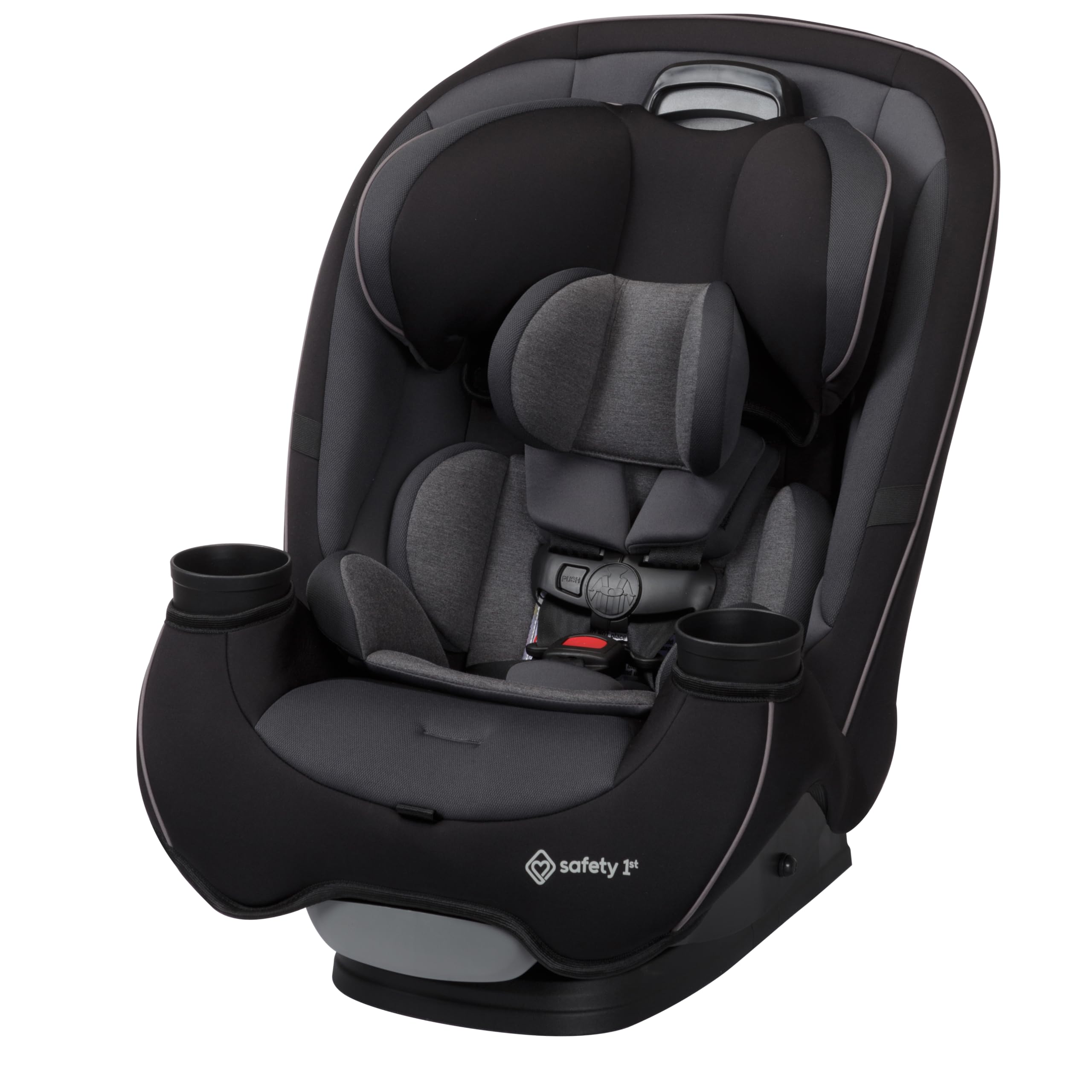 Safety 1st Grow and Go rear-facing mode shows snug padding for newborns.