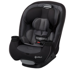 Safety 1st Grow and Go rear-facing mode shows snug padding for newborns.