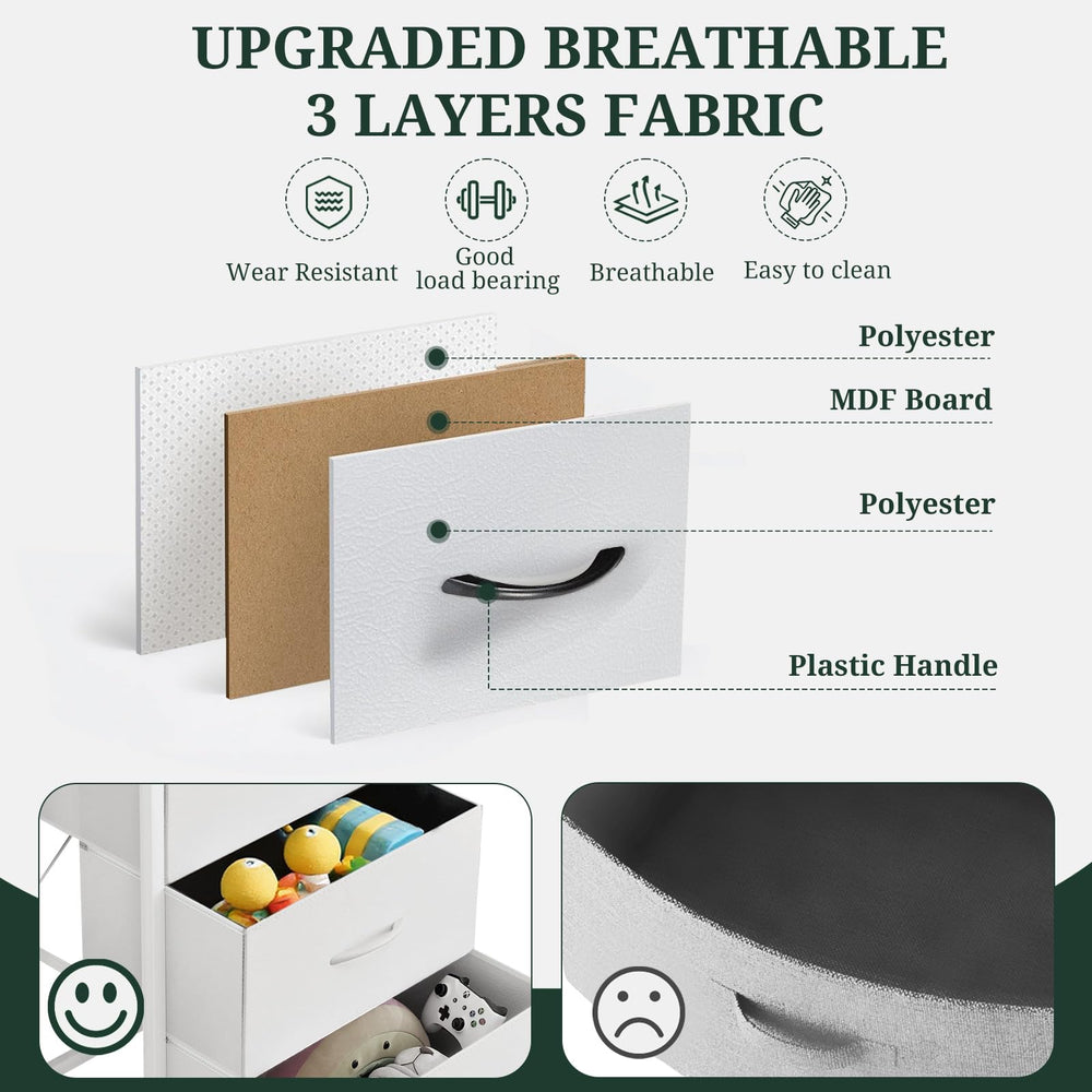 SageNest bedroom setting demonstrates versatile storage for outfits and accessories.