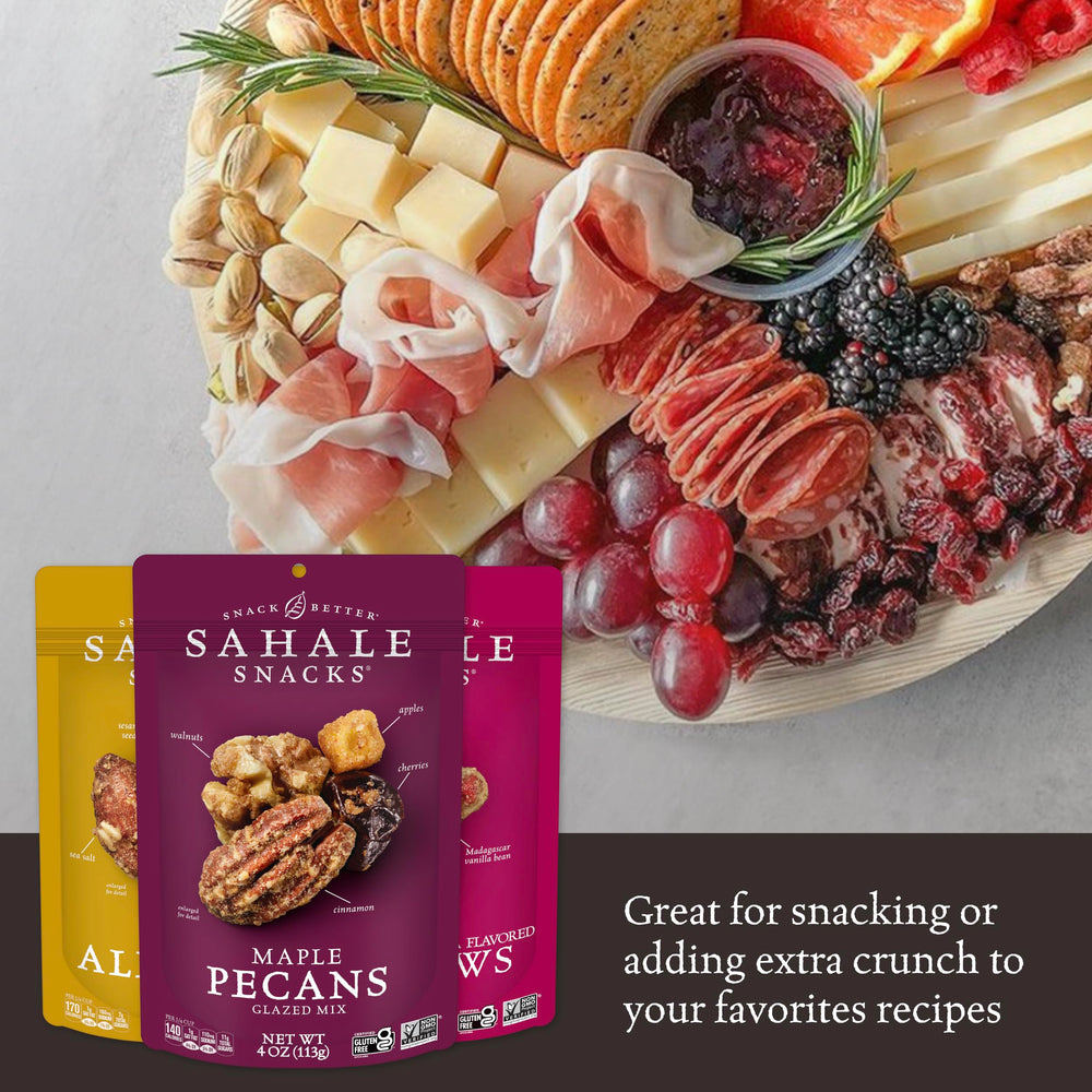 Sahale Snacks glazed honey almonds delivering crunch and flavor to snack time.
