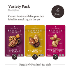 Sahale Snacks glazed pomegranate vanilla cashews ready for a flavorful bite anytime.