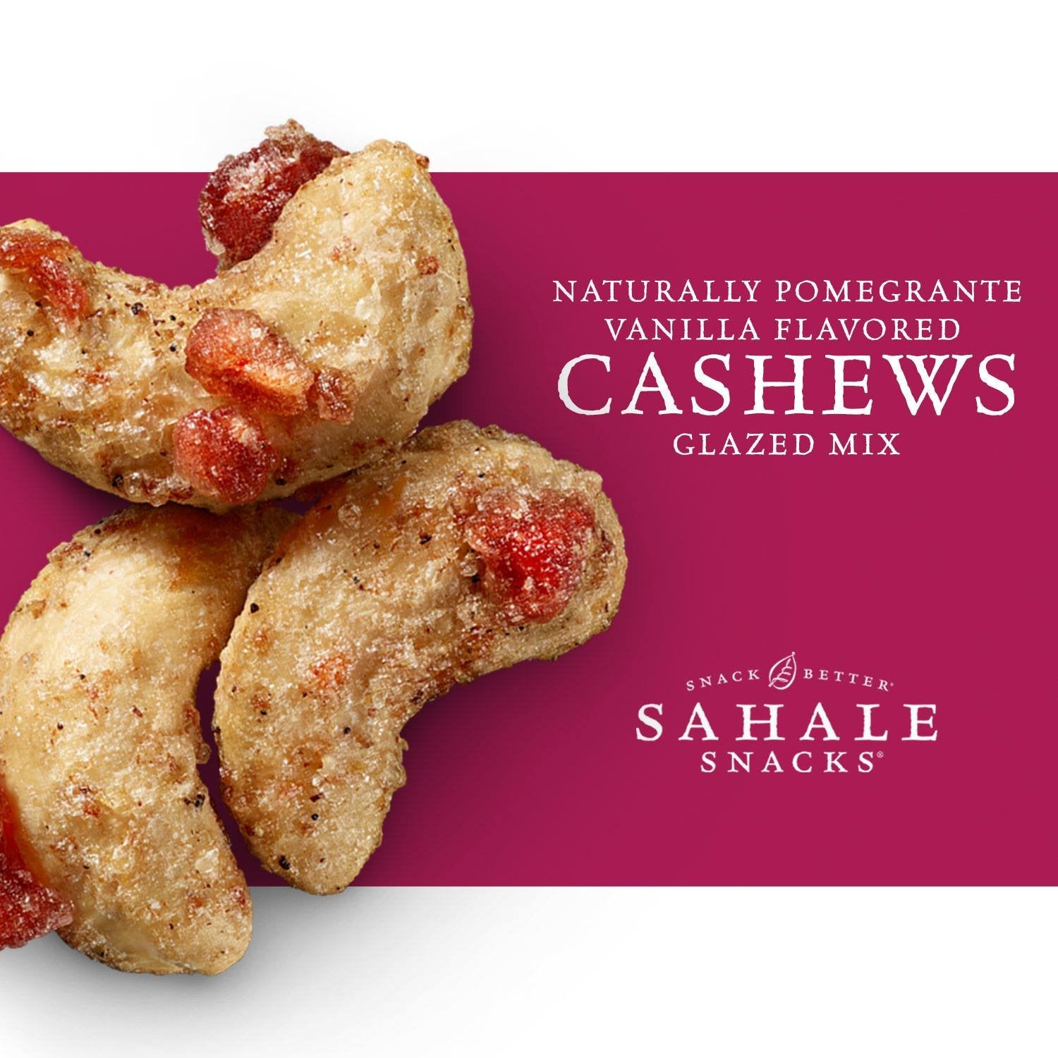 Sahale Snacks Pomegranate-Apple bite detail highlighting tart sweetness