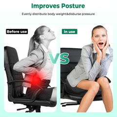 SAHEYER Donut Pillow ergonomic design supports hips and posture