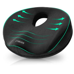 SAHEYER Donut Pillow showing tailbone focus for extended sitting