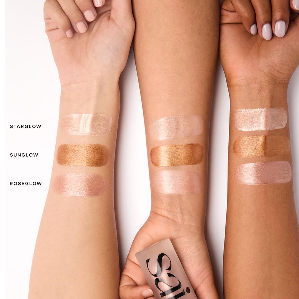 Saie Roseglow tube delivering rosy, sheer glow that blends seamlessly with makeup.