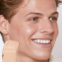 Saie Slip Tint SPF 35 glowy finish on skin with hydration.