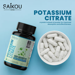 Saikou Herbs Potassium Citrate 800mg daily dose for easy routine.