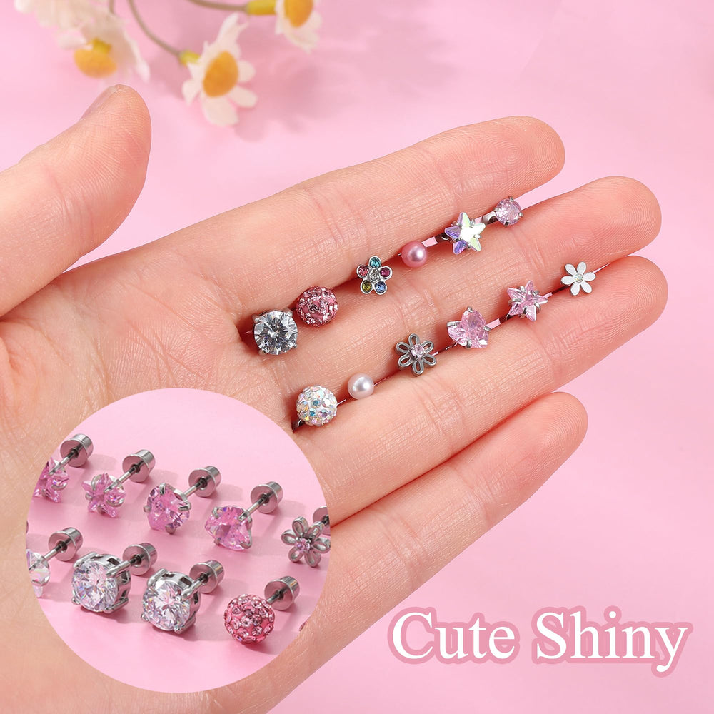 SAILIMUE pearl ball stud earring close-up, subtle shine