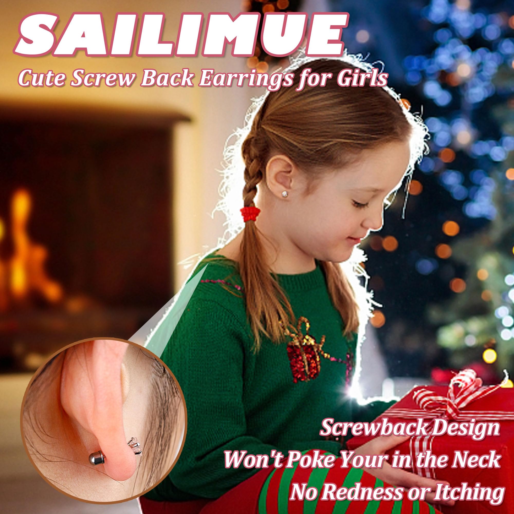 SAILIMUE star stud earrings detail for playful everyday looks