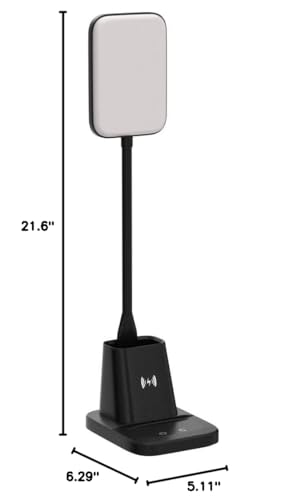 Sailstar desk lamp includes power adapter for quick setup.