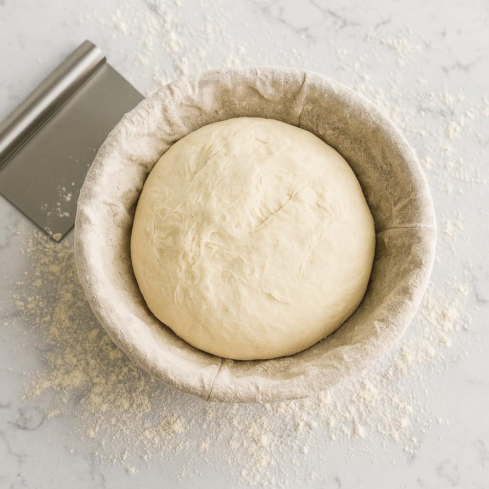 Saint Germain Bakery smooth interior helps dough release onto baking surface.