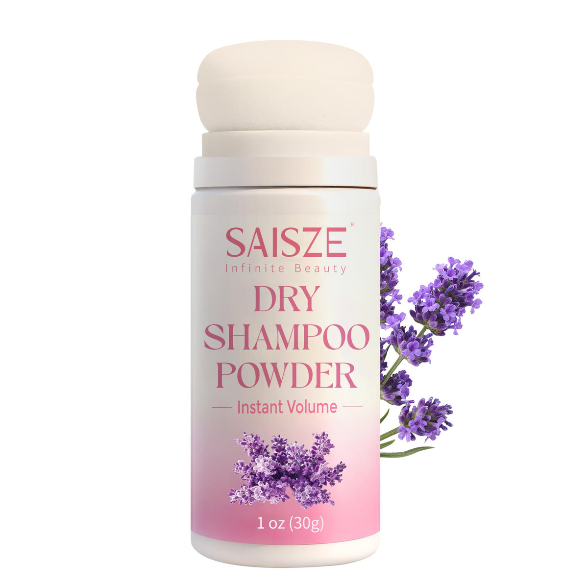 SAISZE Dry Shampoo Powder delivers instant volume between washes.