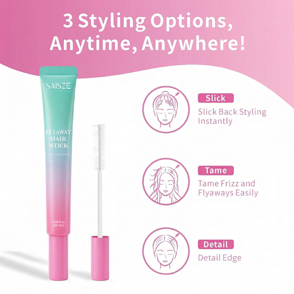 SAISZE Fly Away Stick hydration emphasizes conditioning ingredients for moisture and shine