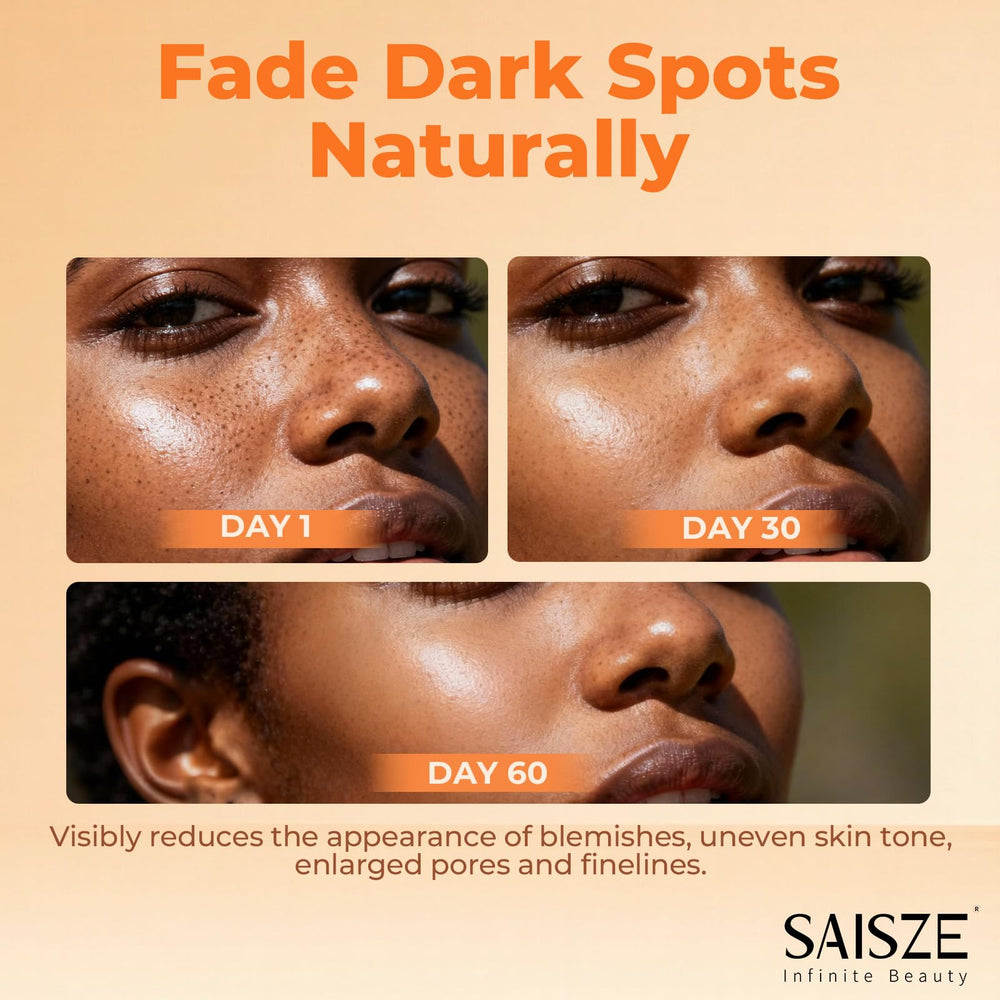 SAISZE Turmeric Soap side view showing sturdy 4oz bar for daily cleansing