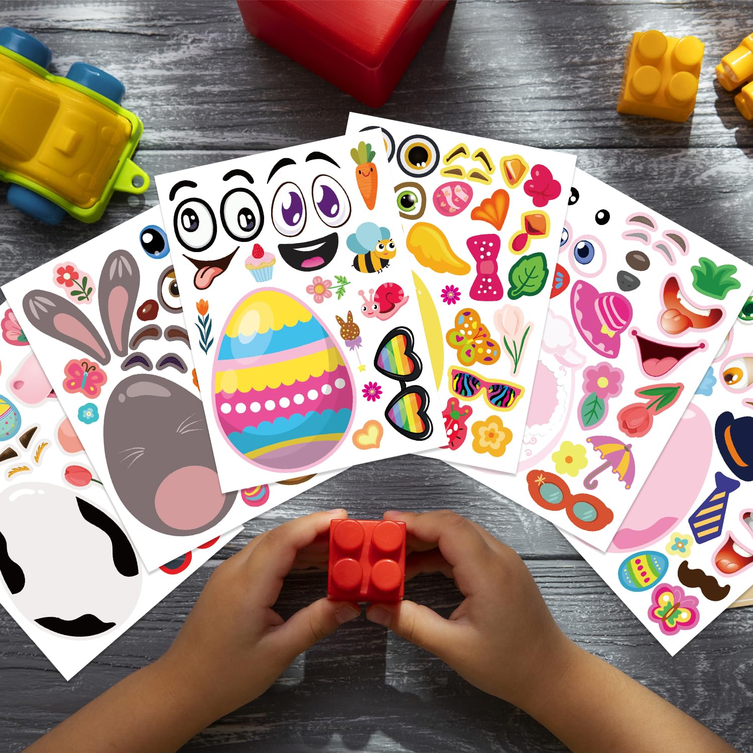 SAKAIPA colorful Easter prints for art projects and storytelling.