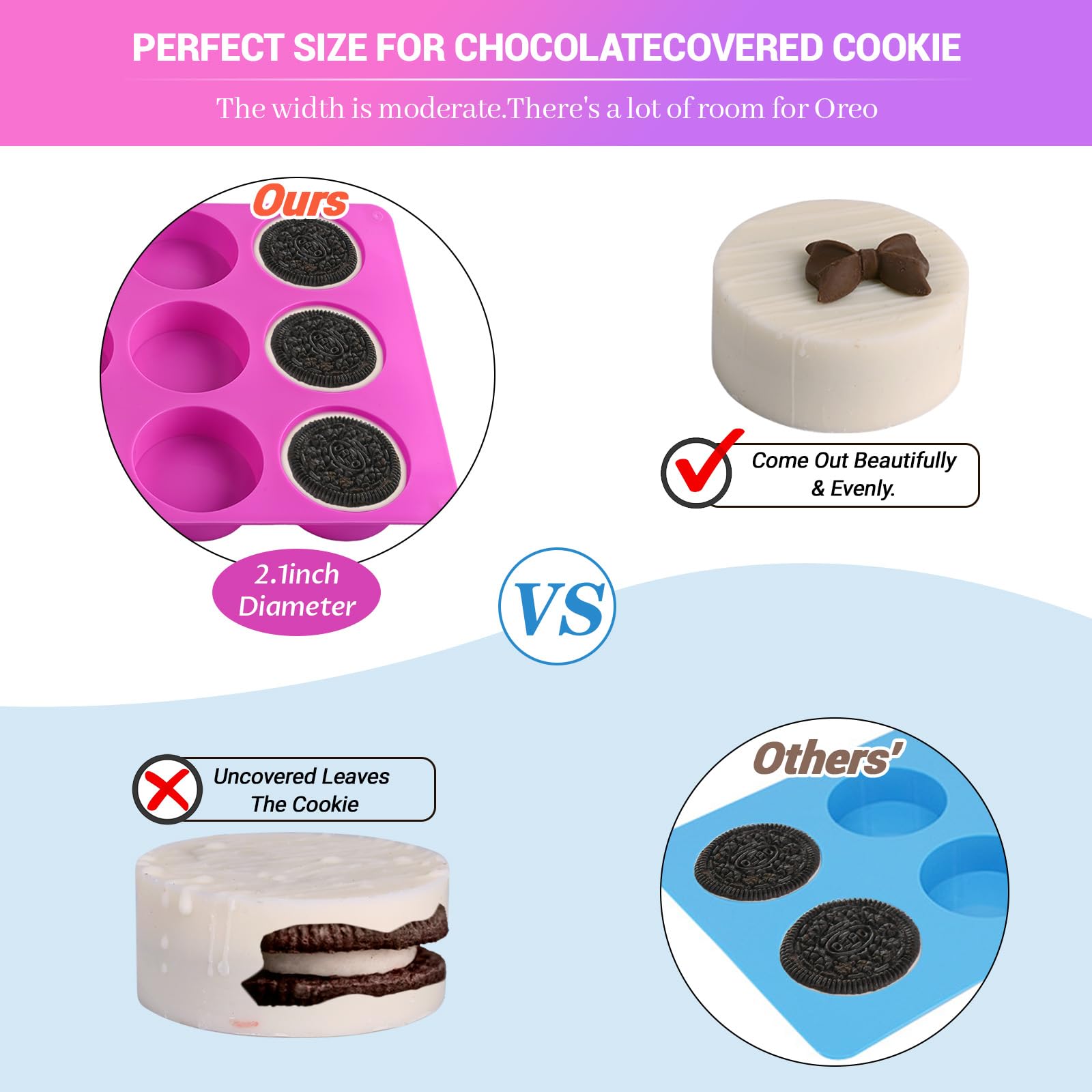 Sakolla round cavity mold ideal for cakes, jellies, and puddings.