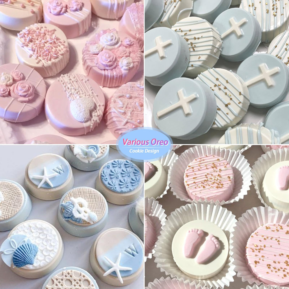 Sakolla two-piece silicone mold set for desserts and DIY crafts.