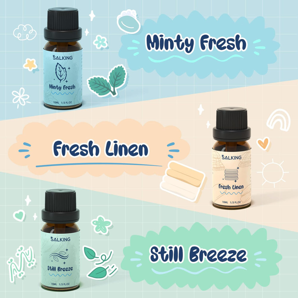 SALKING Lavender Fields fragrance oil provides a soothing floral aroma.
