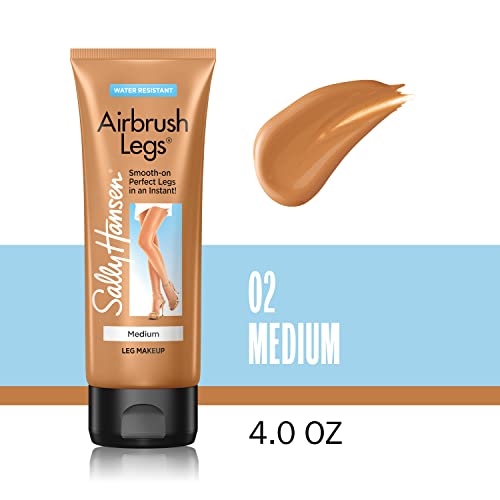 Sally Hansen Airbrush Legs application shows quick blending.