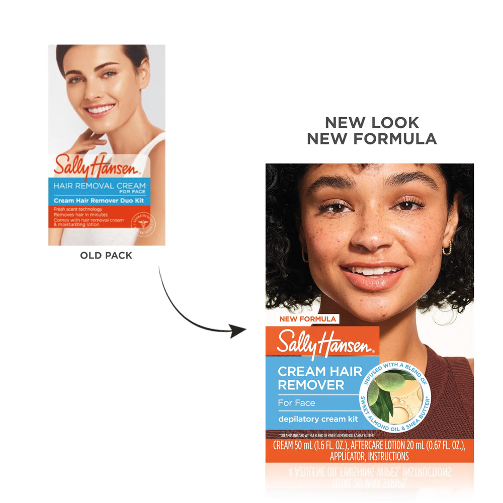Sally Hansen results: smoother facial areas like upper lip and chin.