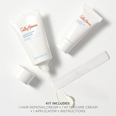Sally Hansen Hair Remover for Face kit packaging shown for at-home use.