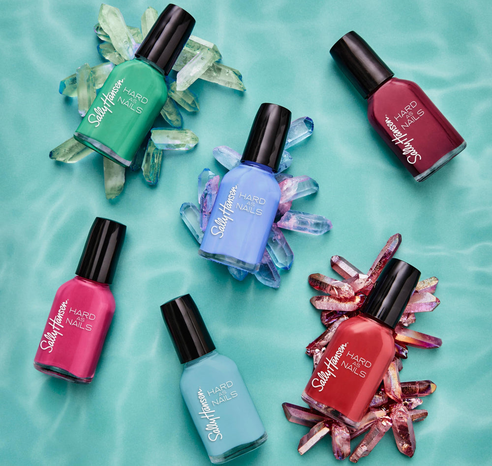 Sally Hansen Hard as Nails Made in Jade durable wear for daily routines.