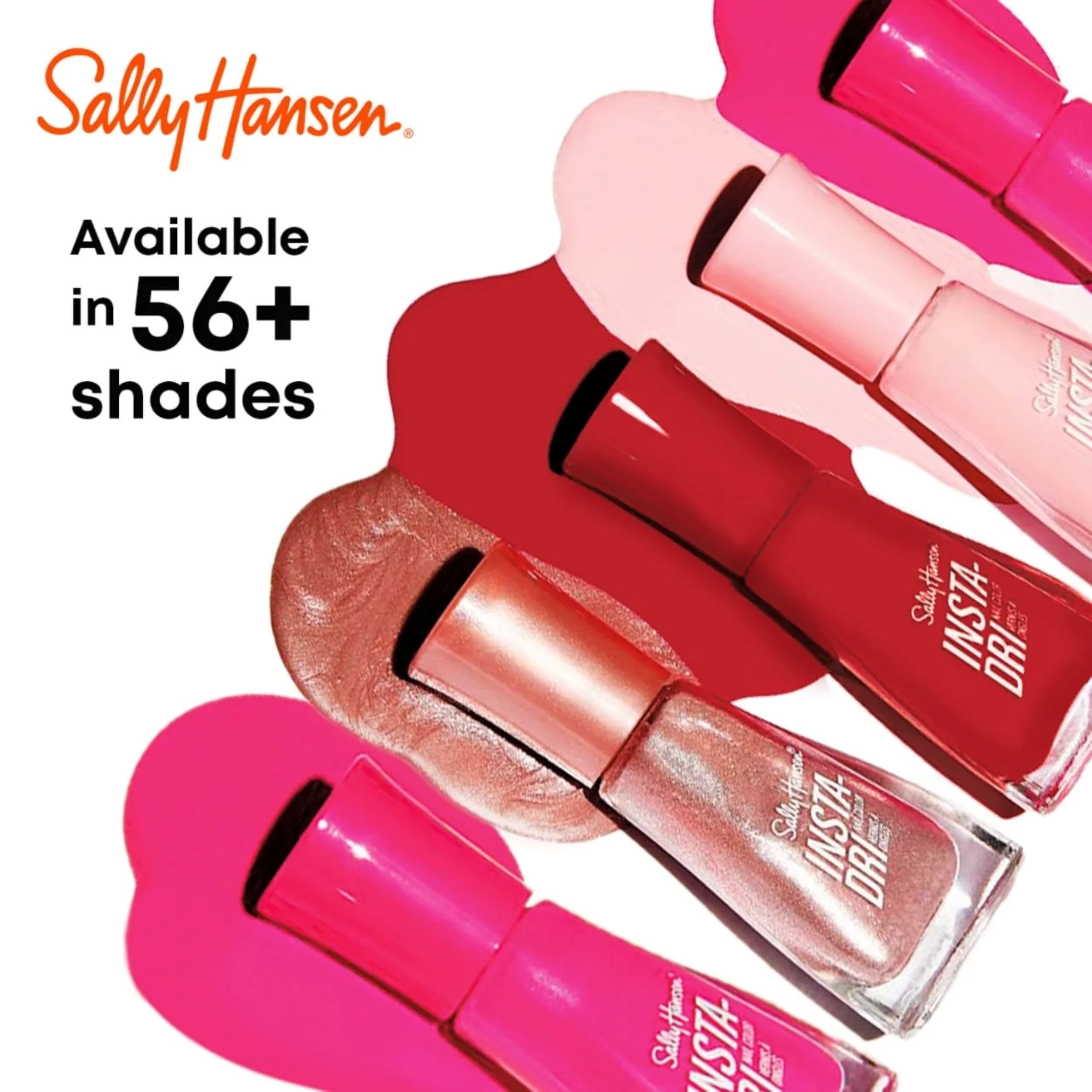 Display featuring multiple Insta-Dri shades alongside Hurry Plum.