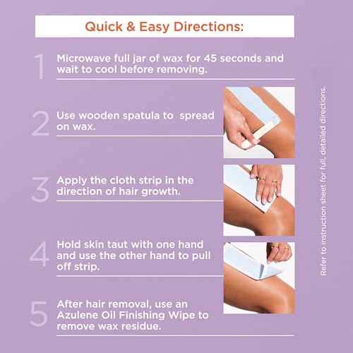 Sally Hansen Azulene Oil Wipes help remove wax residue gently