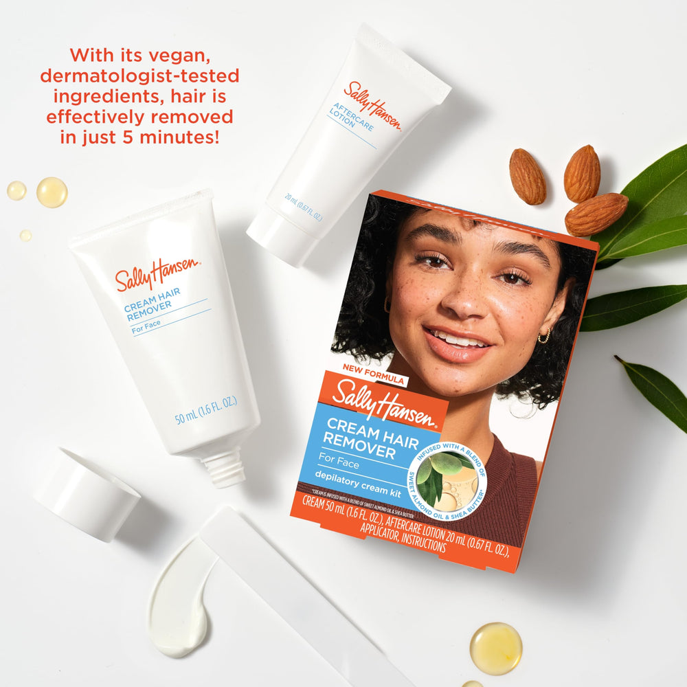 Sally Hansen precision applicator for targeted facial hair removal.