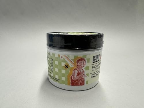 Label highlights organic ingredients in SALLYEANDER No Bite Me for families seeking natural protection