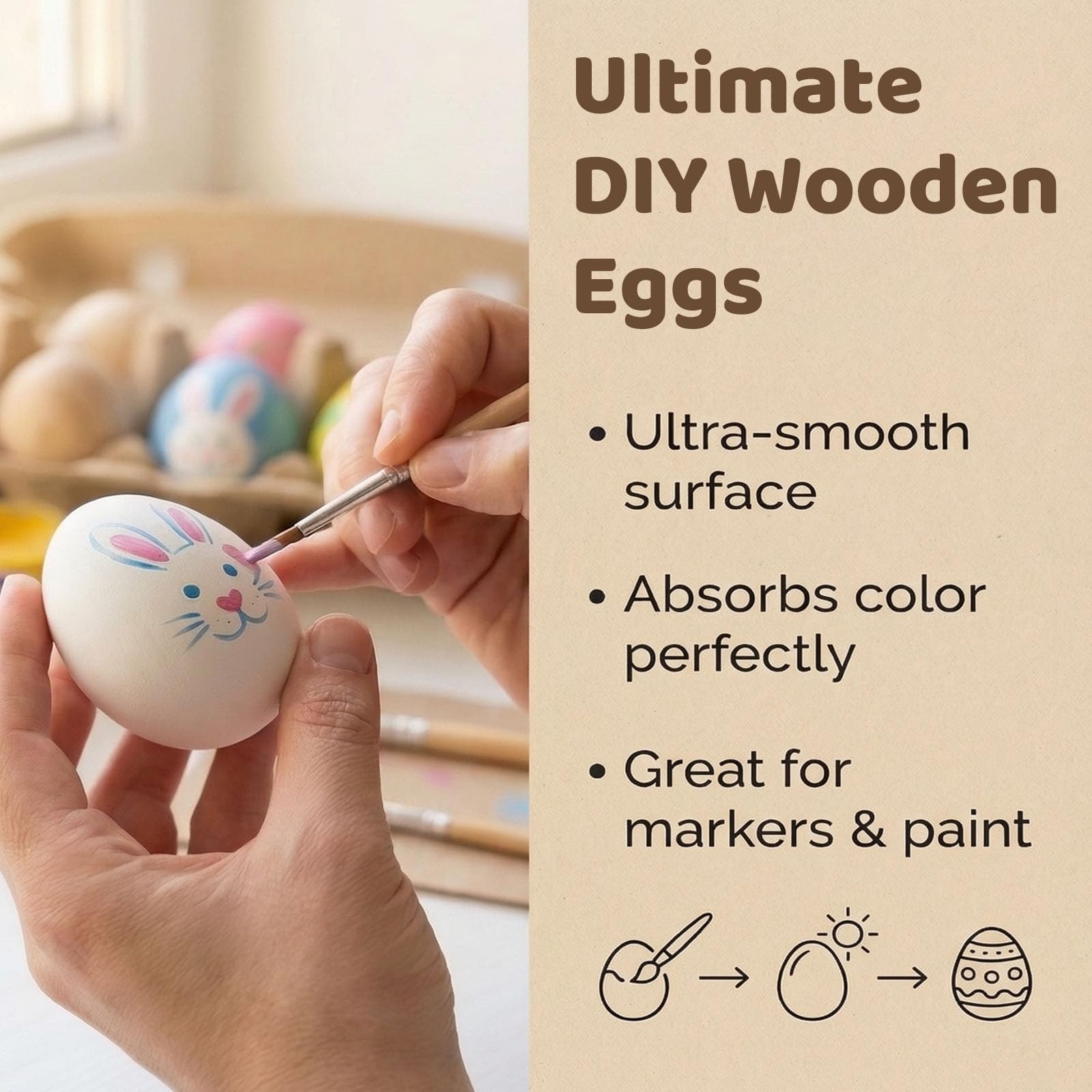 SallyFashion Montessori-friendly sensory eggs promote tactile, open-ended play for kids.