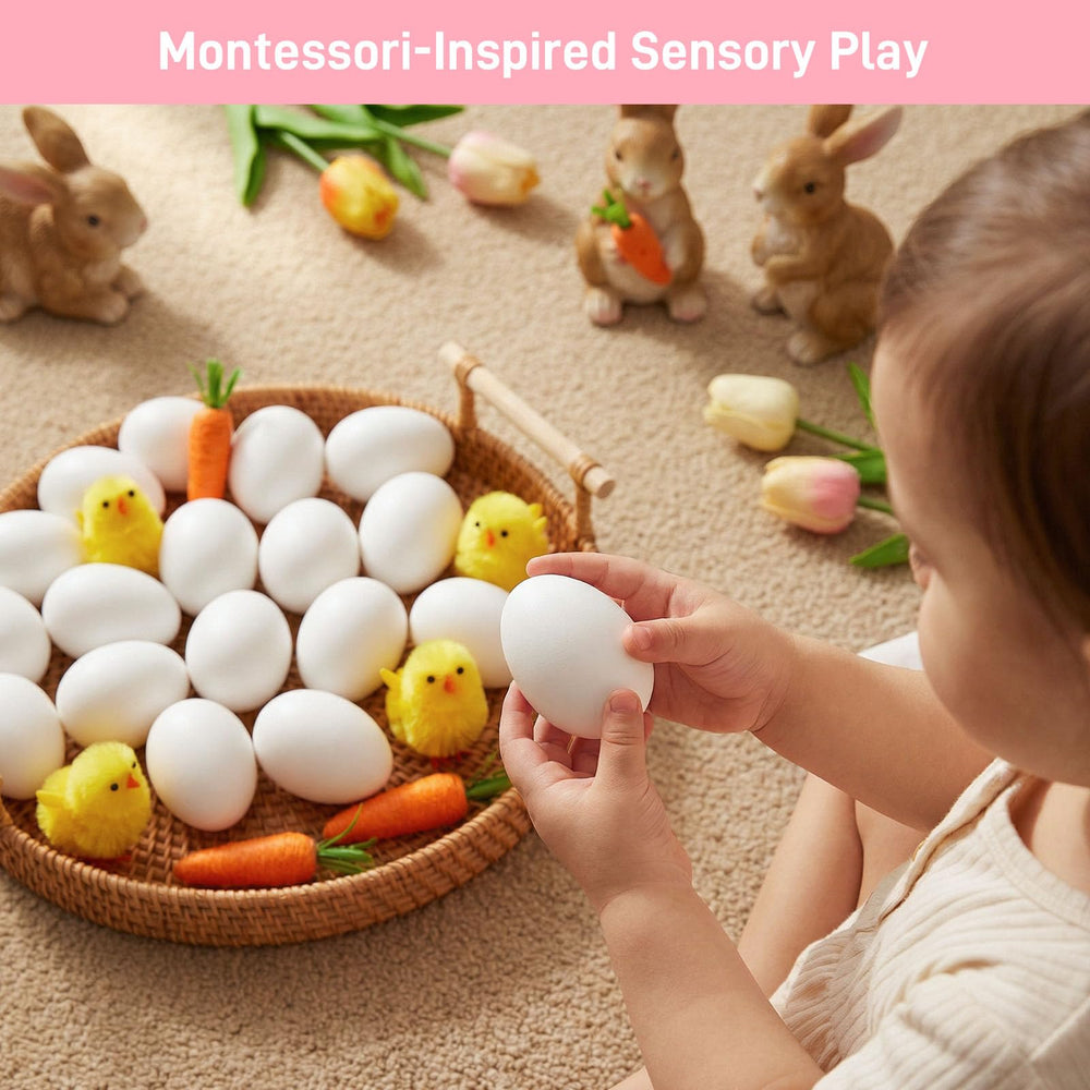 SallyFashion nesting eggs help guide hens with a natural 1:1 scale feel