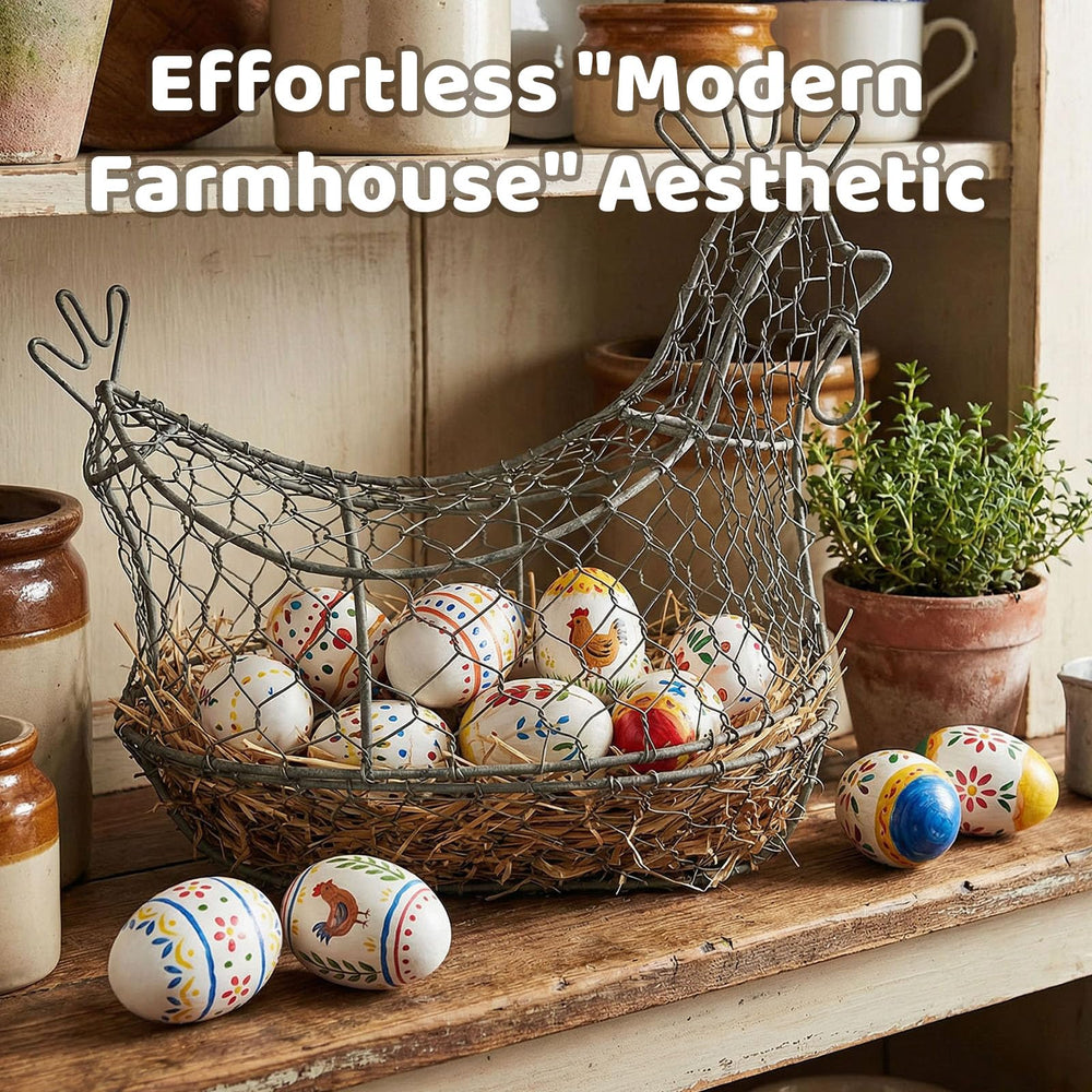 SallyFashion realistic 2.4-inch wooden eggs for sturdy play.