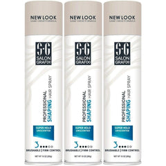 Salon Grafix Unscented Aero Hairspray bottle for everyday hold and touchable shine.