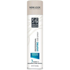 Salon Grafix Unscented Aero Hairspray 3-pack packaging for convenient salon-grade styling.