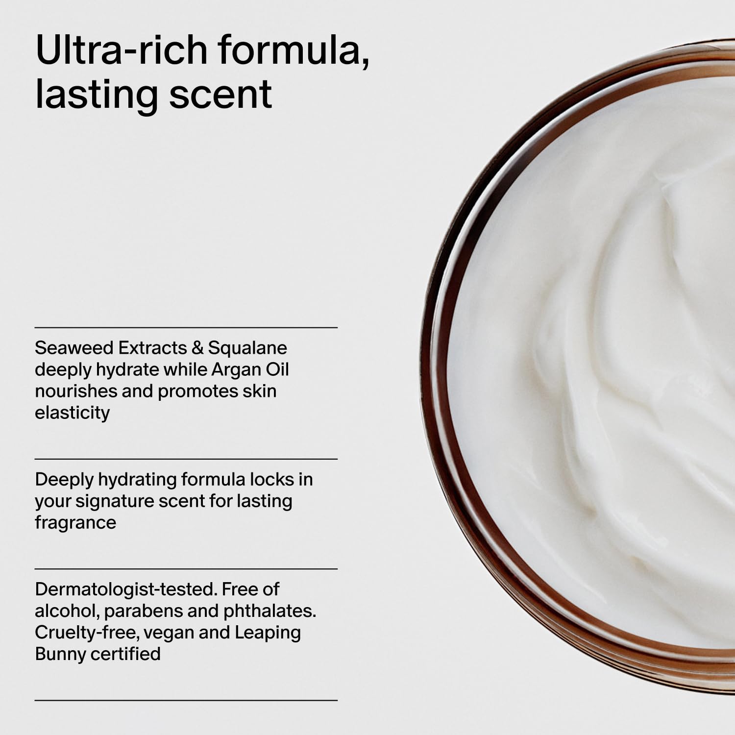 Salt & Stone Body Cream features Santal & Vetiver scent for unisex warmth.