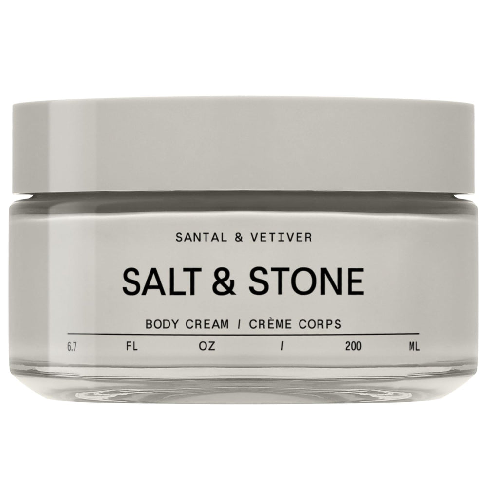 Salt & Stone Body Cream for soft, hydrated skin with a silky finish.