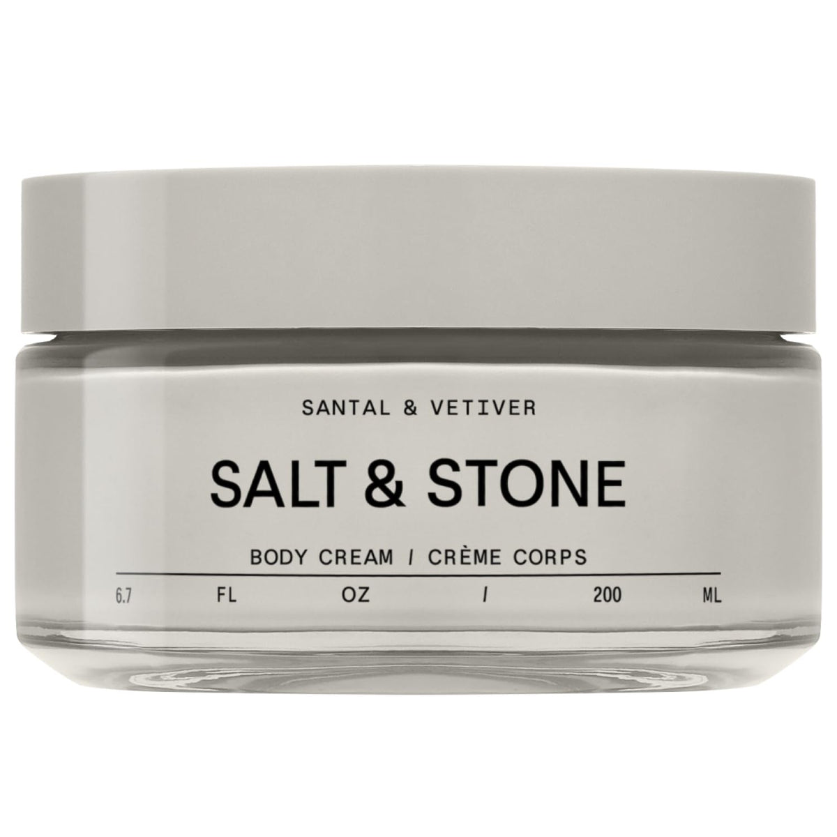 Salt & Stone Body Cream for soft, hydrated skin with a silky finish.