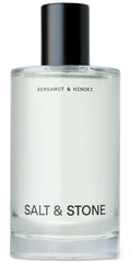 Salt & Stone bergamot hinoki body mist bottle with refreshing citrus scent.