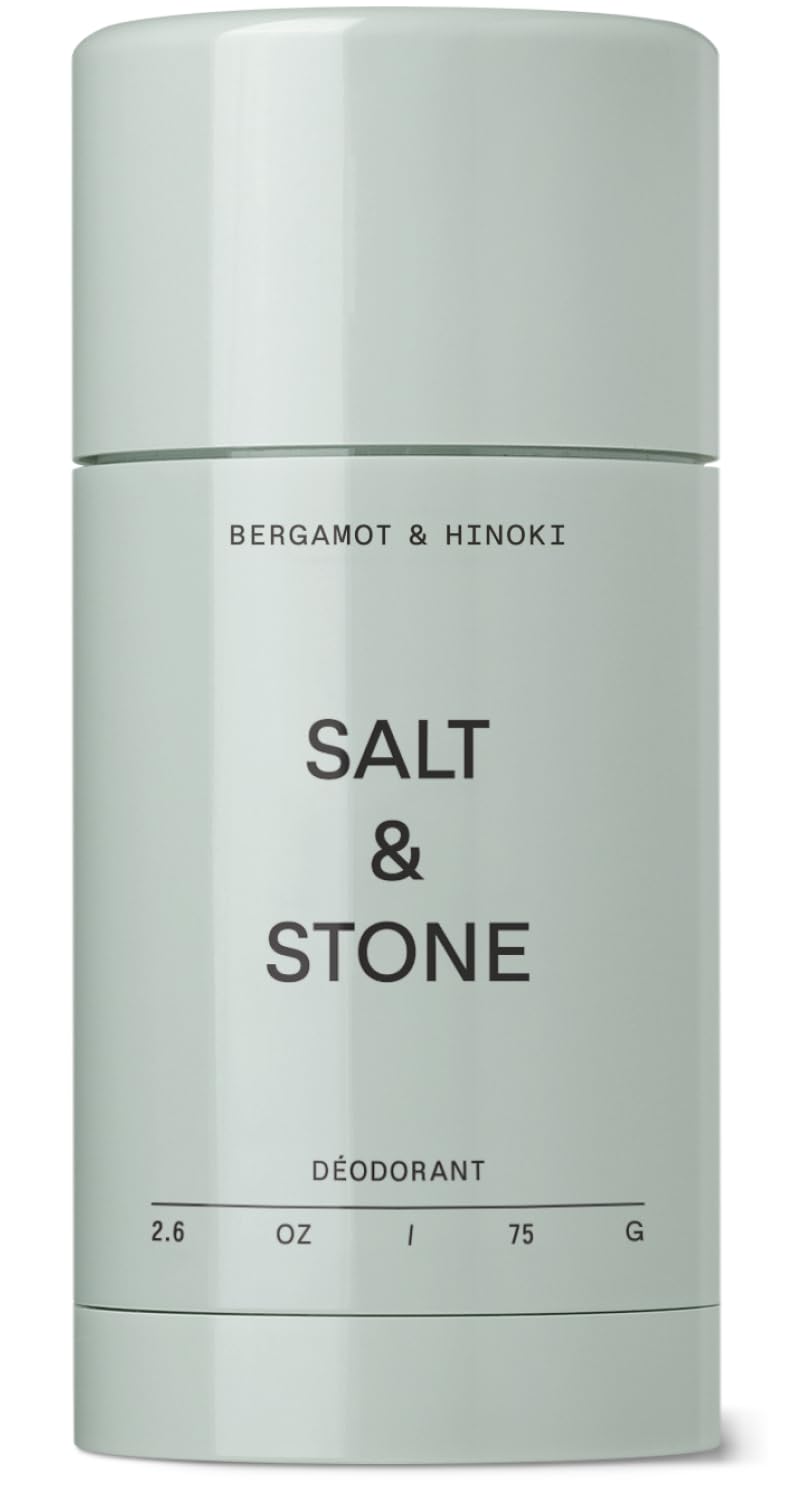 Salt & Stone aluminum-free deodorant provides all-day freshness and zero residue.